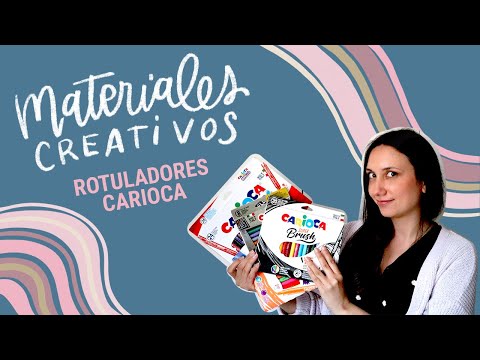 Materiales creativos: Rotuladores Carioca