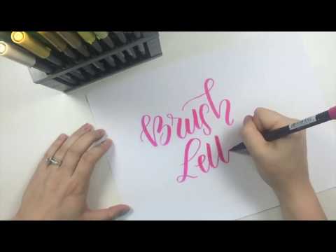 Tutorial Como Usar Tombow Dual Brush Pens