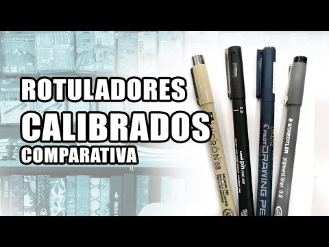 COMPARATIVA DE ROTULADORES CALIBRADOS