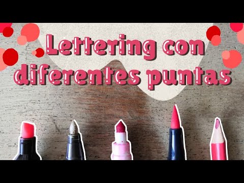 ¿CÓMO HACER LETTERING CON DIFERENTES TIPOS DE PLUMONES? | APUNTES Y MÁS