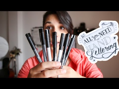 MI FORMA DE APRENDER LETTERING + UNBOXING KIT FABER CASTELL