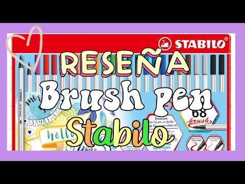 ♡ Reseña/Review punta pincel de STABILO | ¿vale la pena?♡