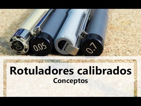 Rotuladores calibrados / Conceptos