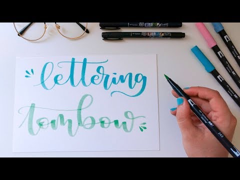 LETTERING PARA PRINCIPIANTES - TOMBOW