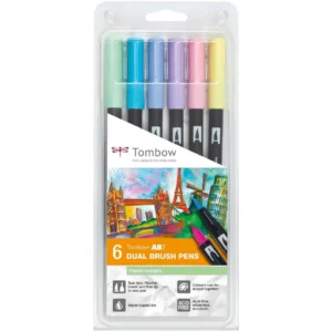 Rotuladores Tombow Dual Brush Colores Pastel 