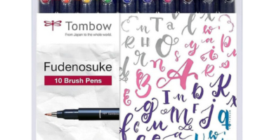 Rotuladores lettering tombow fudenosuke