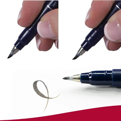 Diferentes trazos de Tombow Fudenosuke WS-BHS-2P